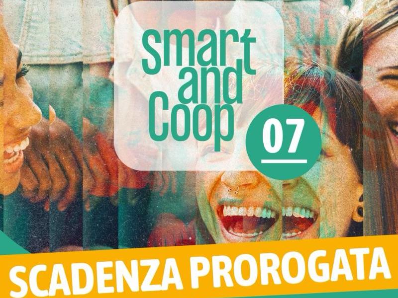 Smart and coop: prorogato al 10 ottobre il termine per partecipare